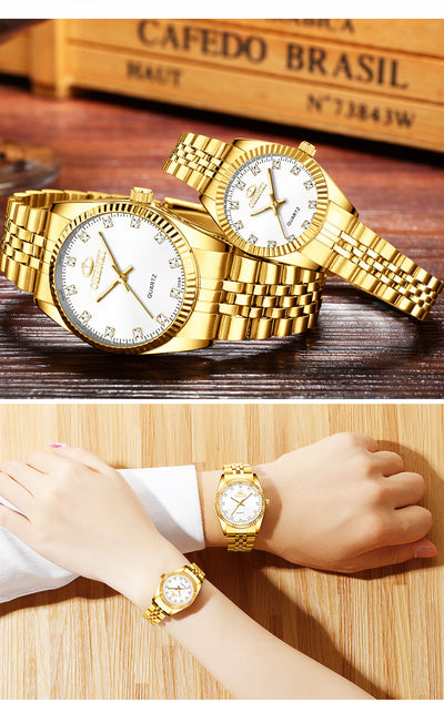 Reloj para Hombre Dorado de Pareja - Image 39