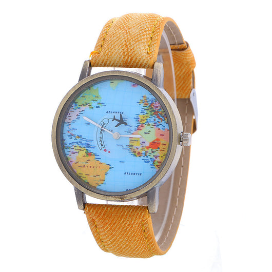 Reloj Dama Aviador con Correa Denim - Image 3