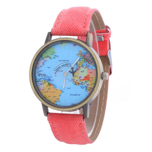 Reloj Dama Aviador con Correa Denim - Image 4