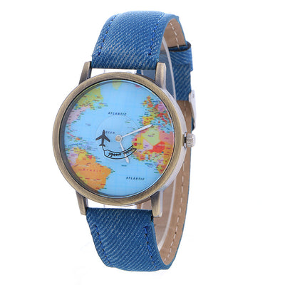 Reloj Dama Aviador con Correa Denim - Image 6