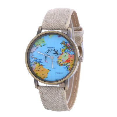 Reloj Dama Aviador con Correa Denim - Image 9
