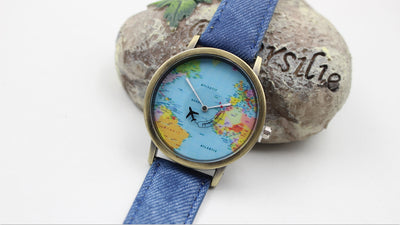 Reloj Dama Aviador con Correa Denim - Image 12