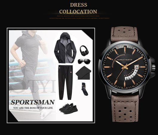 Reloj Deportivo para Hombre con Correa Respirable - Diseño Casual de Verano - Image 12