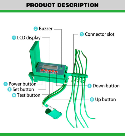 Sistema de Riego por Goteo Automático con Controlador Inteligente para Jardín - Image 8