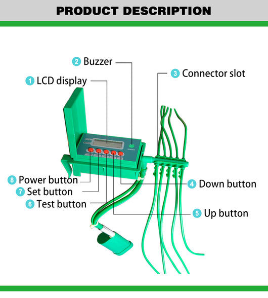 Sistema de Riego por Goteo Automático con Controlador Inteligente para Jardín - Image 8