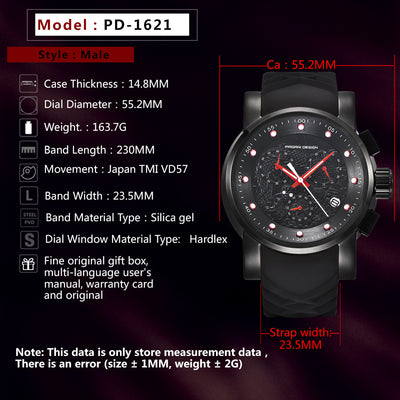 Reloj Deportivo de Silicona para Hombre con Calendario y Funciones Outdoor - Image 4