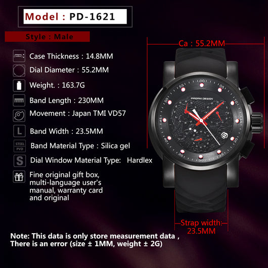Reloj Deportivo de Silicona para Hombre con Calendario y Funciones Outdoor - Image 4