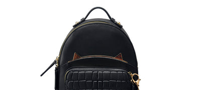 Mochila Bolso de Cuero para Mujer Estilo Coreano Campus - Image 3