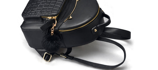 Mochila Bolso de Cuero para Mujer Estilo Coreano Campus - Image 10