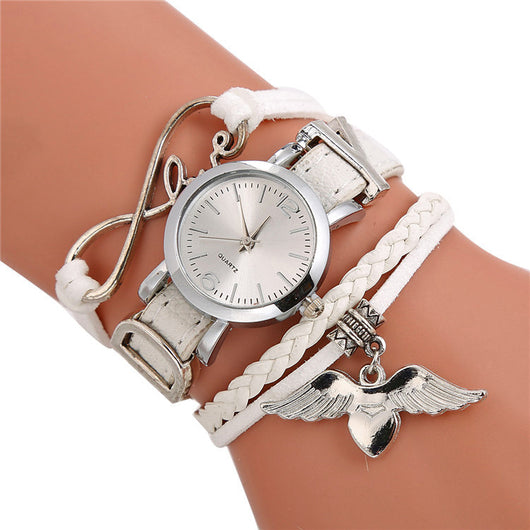 Reloj de Cuarzo para Mujer con Dije Ángel Personalizable - Image 3