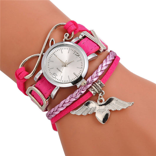Reloj de Cuarzo para Mujer con Dije Ángel Personalizable - Image 6