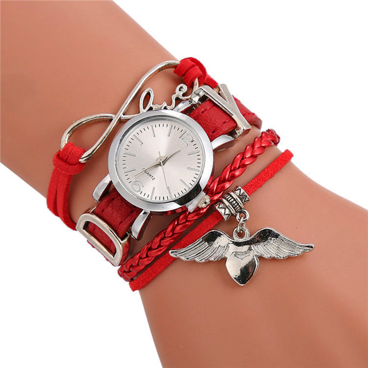 Reloj de Cuarzo para Mujer con Dije Ángel Personalizable - Image 7