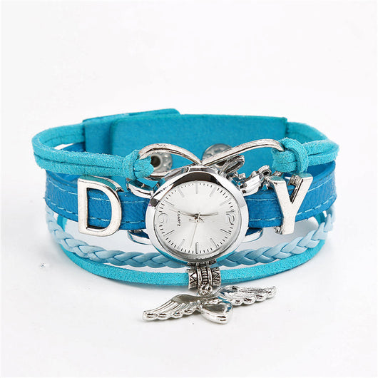 Reloj de Cuarzo para Mujer con Dije Ángel Personalizable - Image 10
