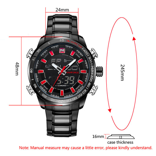 Reloj de Cuarzo para Hombre con Esfera Luminosa - Image 29