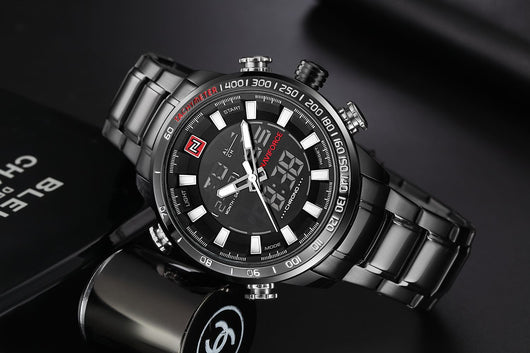 Reloj de Cuarzo para Hombre con Esfera Luminosa - Image 34