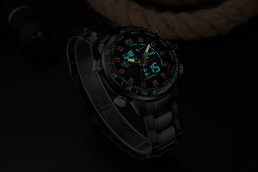 Reloj de Cuarzo para Hombre con Esfera Luminosa - Image 49
