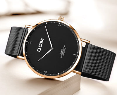 Reloj de Pareja Minimalista Acero Inoxidable Ultadelgado Resistente al Agua - Image 32