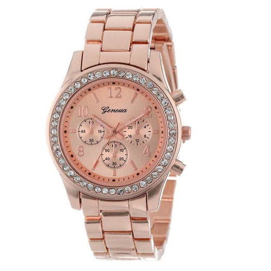 Reloj Pulsera de Diamantes con Correa de Acero Inoxidable - Image 13