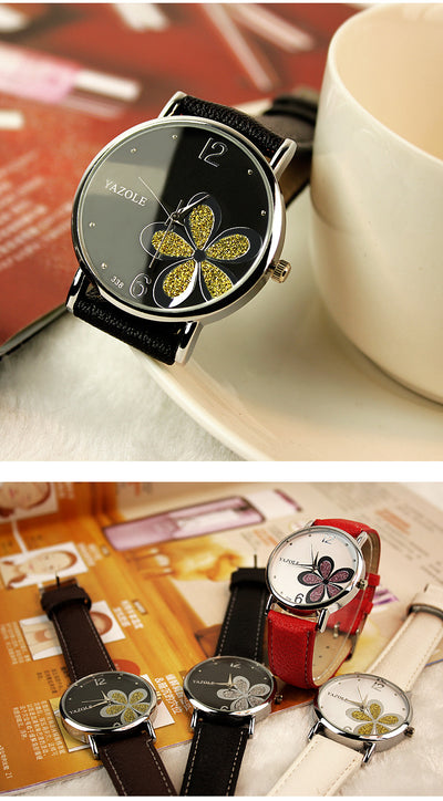 Reloj de Moda Coreana para Mujer con Trébol de Cuatro Hojas - Estilo Ejecutivo - Image 13