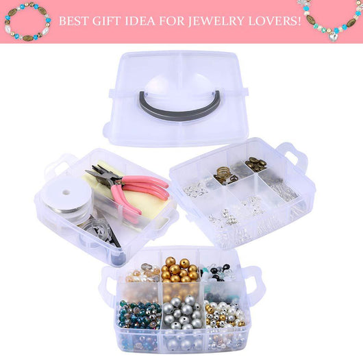 Set de Cuentas de Cristal Acrílico con Forma de Perla para Elaboración de Joyas - Image 9