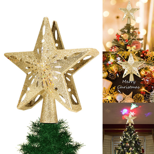 Estrella Luminosa LED para Árbol de Navidad con Proyector Láser de Copos de Nieve - Image 17