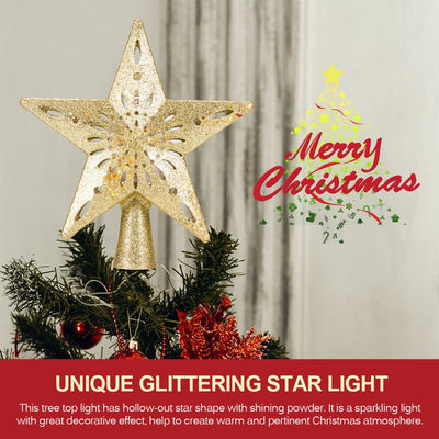 Estrella Luminosa LED para Árbol de Navidad con Proyector Láser de Copos de Nieve - Image 18