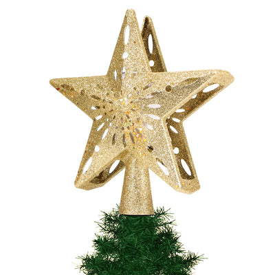 Estrella Luminosa LED para Árbol de Navidad con Proyector Láser de Copos de Nieve - Image 22