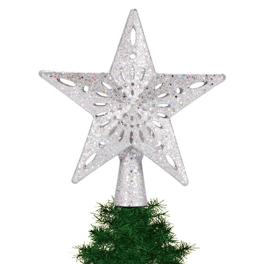 Estrella Luminosa LED para Árbol de Navidad con Proyector Láser de Copos de Nieve - Image 24