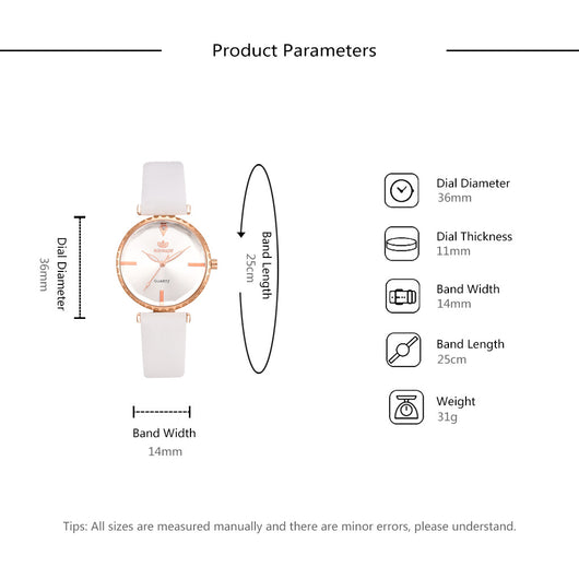 Reloj de Cuarzo Clásico para Mujer con Pulsera Combinada - Image 4