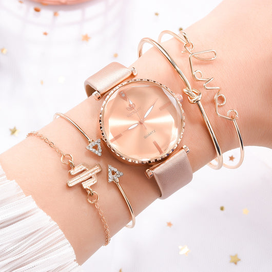 Reloj de Cuarzo Clásico para Mujer con Pulsera Combinada - Image 6
