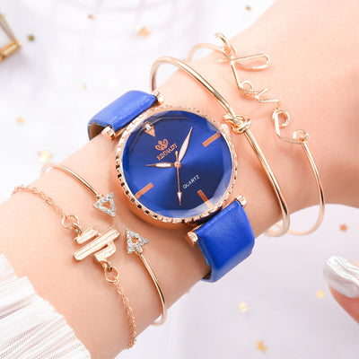 Reloj de Cuarzo Clásico para Mujer con Pulsera Combinada - Image 7