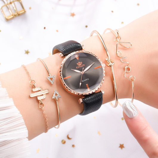 Reloj de Cuarzo Clásico para Mujer con Pulsera Combinada - Image 8