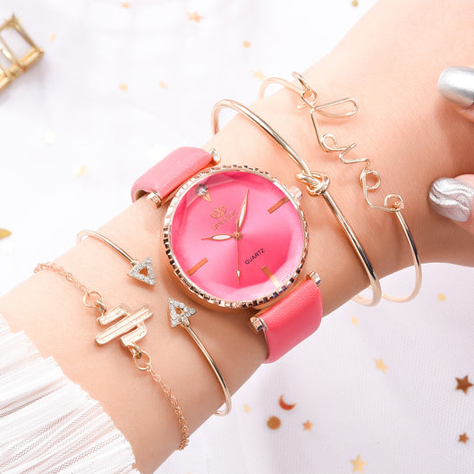 Reloj de Cuarzo Clásico para Mujer con Pulsera Combinada - Image 10