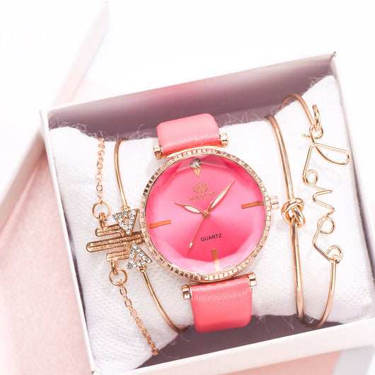 Reloj de Cuarzo Clásico para Mujer con Pulsera Combinada - Image 13