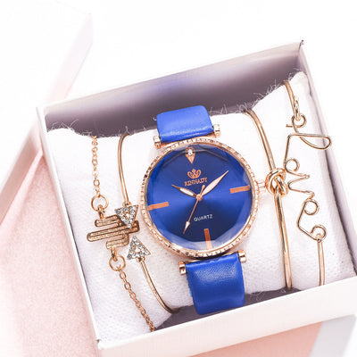 Reloj de Cuarzo Clásico para Mujer con Pulsera Combinada - Image 16