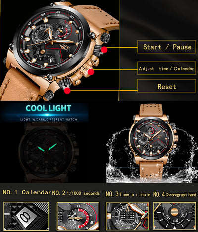 Reloj Empresarial Resistente al Agua para Hombre - Image 8