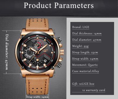Reloj Empresarial Resistente al Agua para Hombre - Image 9
