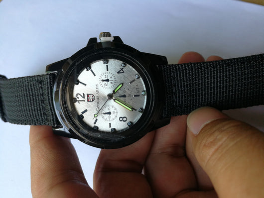 Reloj Táctico Militar Gemius Army Sport Esfera Redonda Movimiento Cuarzo Correa Nylon - Image 17