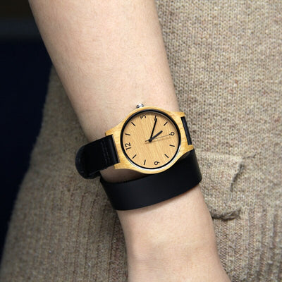 Reloj de Bambú Retro para Mujer - Diseño Natural y Sostenible - Image 10