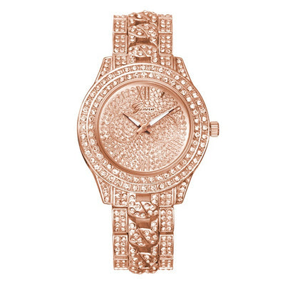 Reloj de Lujo Geneva con Diamantes de Aleación - Image 7