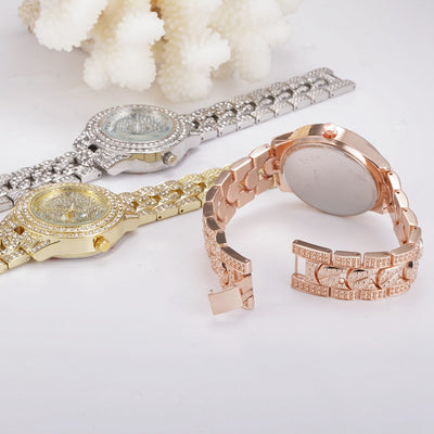 Reloj de Lujo Geneva con Diamantes de Aleación - Image 14