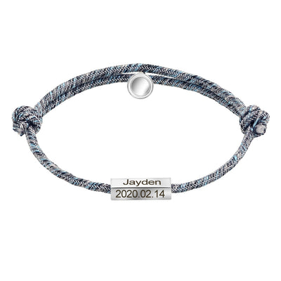 Pulsera de Pareja Personalizada con Imán - Acero Inoxidable Promesa de Amor Eterno - Image 19