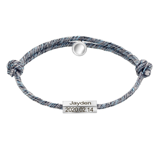 Pulsera de Pareja Personalizada con Imán - Acero Inoxidable Promesa de Amor Eterno - Image 19