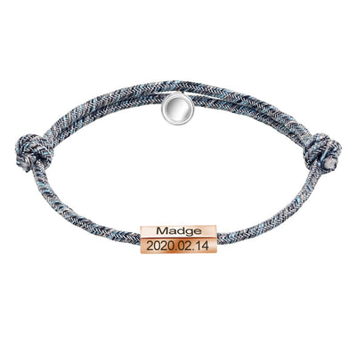 Pulsera de Pareja Personalizada con Imán - Acero Inoxidable Promesa de Amor Eterno - Image 20