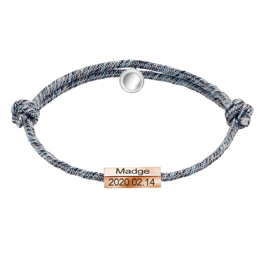Pulsera de Pareja Personalizada con Imán - Acero Inoxidable Promesa de Amor Eterno - Image 20