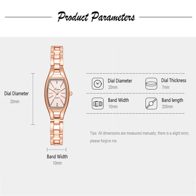 Reloj de Cuarzo Minimalista para Mujer con Diamantes - Image 6