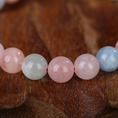 Pulsera de Piedra Morgan Natural con Colores Pastel - Image 6