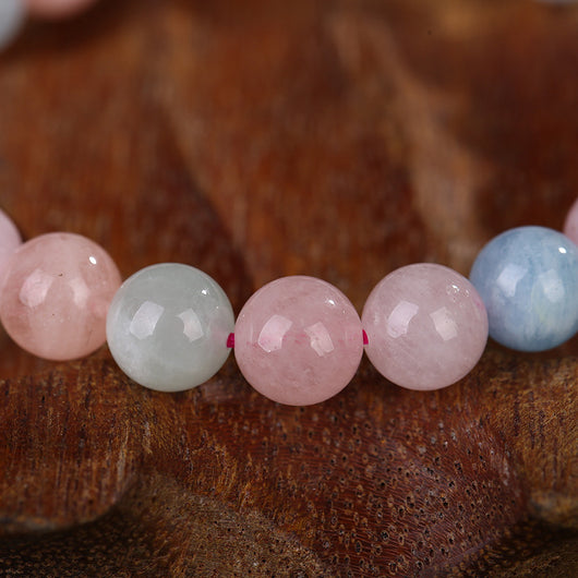 Pulsera de Piedra Morgan Natural con Colores Pastel - Image 6
