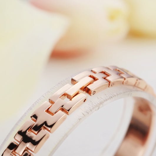 Reloj de Moda para Damas Versión Coreana 18.5000 con Banda de Acero y Diamantes - Image 8