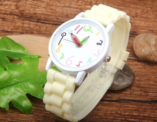 Reloj Sacapuntas de Lápices de Colores Personalizado - Image 23